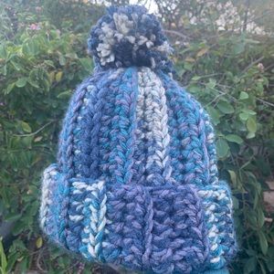 hand made chunky knit beanie